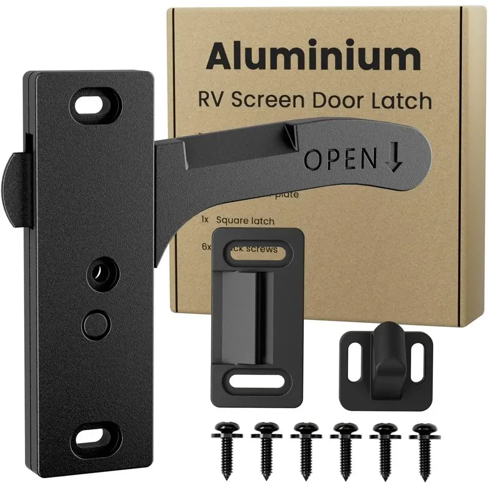 Travel Accessories - Safoner Aluminum RV Screen Door Latch