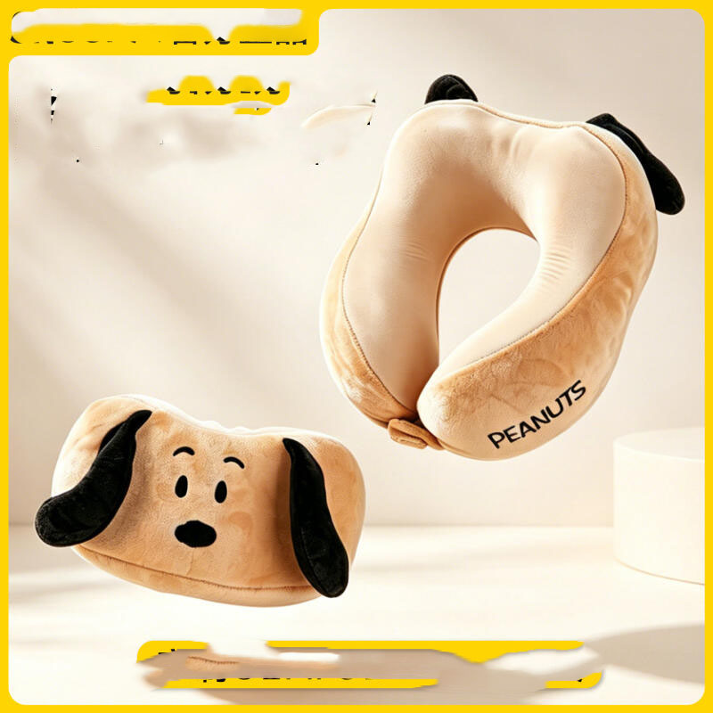Travel Accessories In Train - Kawaii Snoopy U-Shaped Neck Pillow Portable