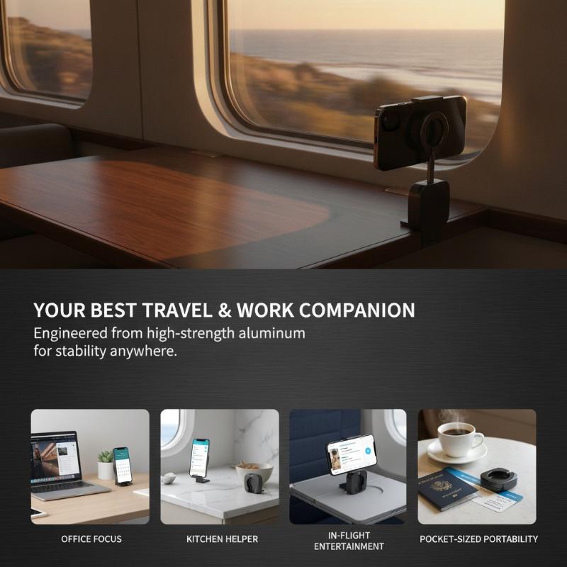 Phone Holder Airplane - Travel Magnetic Phone Stand Strong Magnetic