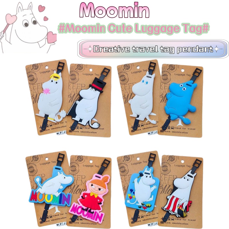 Travel Accessories In Bulk - Cartoon Anime Little Chubby Moomin Boarding
