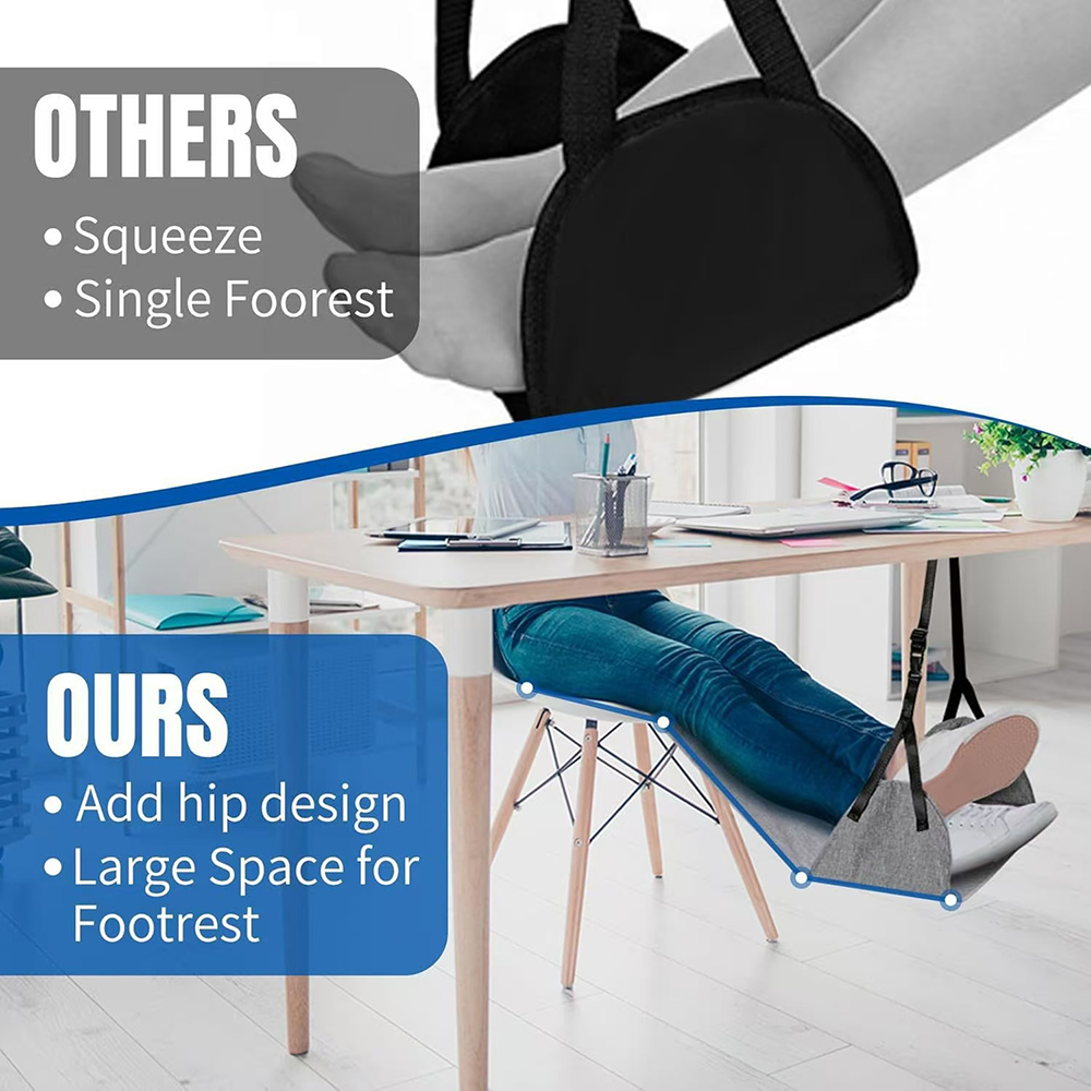 Portable Adjustable Car Foot R - Travel Accessories In Train recension och pris