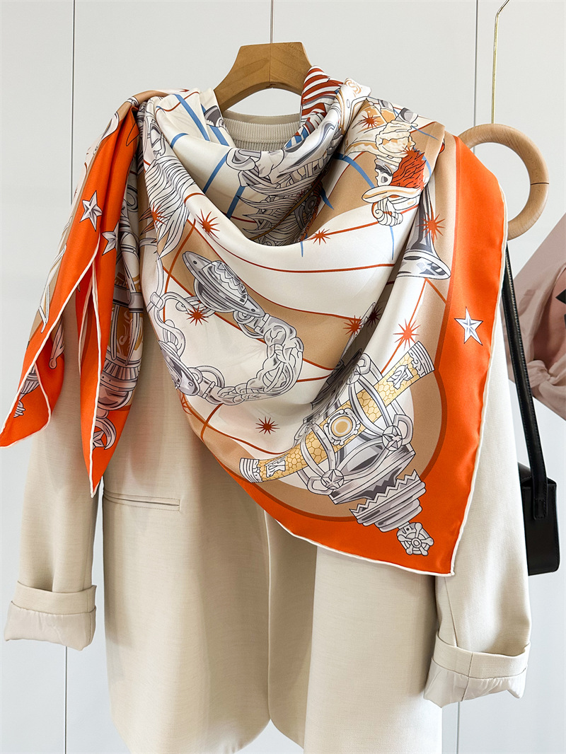 Luxury Brand Scarf Large Silk  - Travel Accessories Brand recension och pris