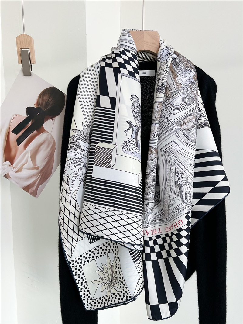 Large Silk Scarfs Brands Desig - Travel Accessories Brand recension och pris