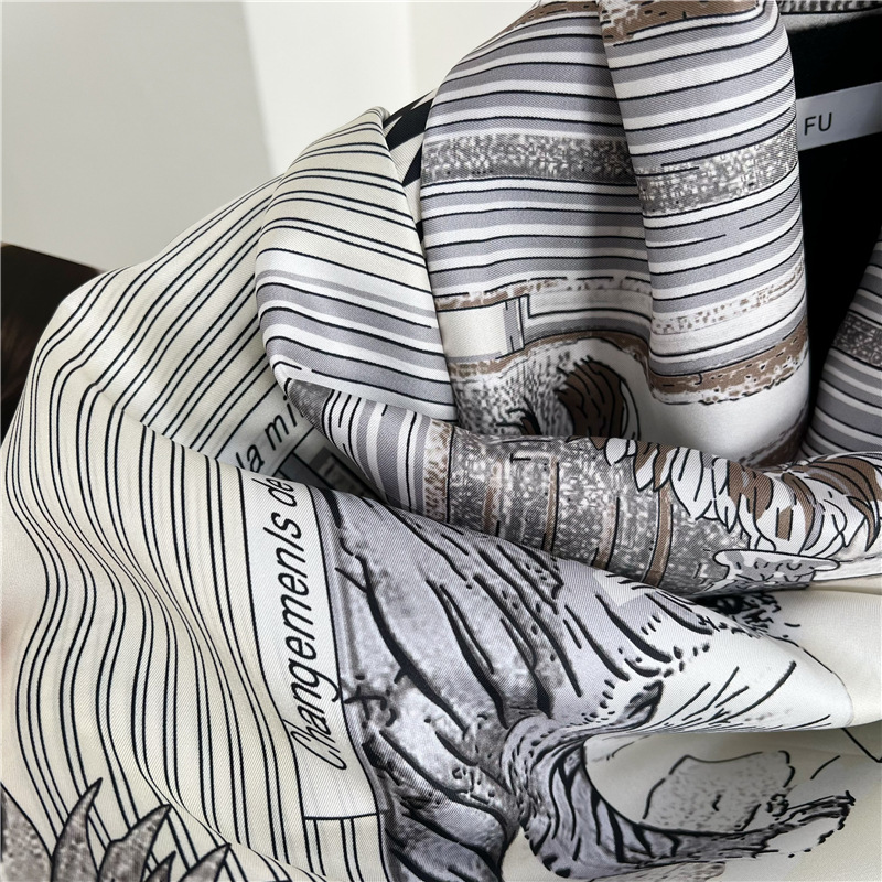Large Silk Scarfs Brands Desig - Travel Accessories Brand recension och pris