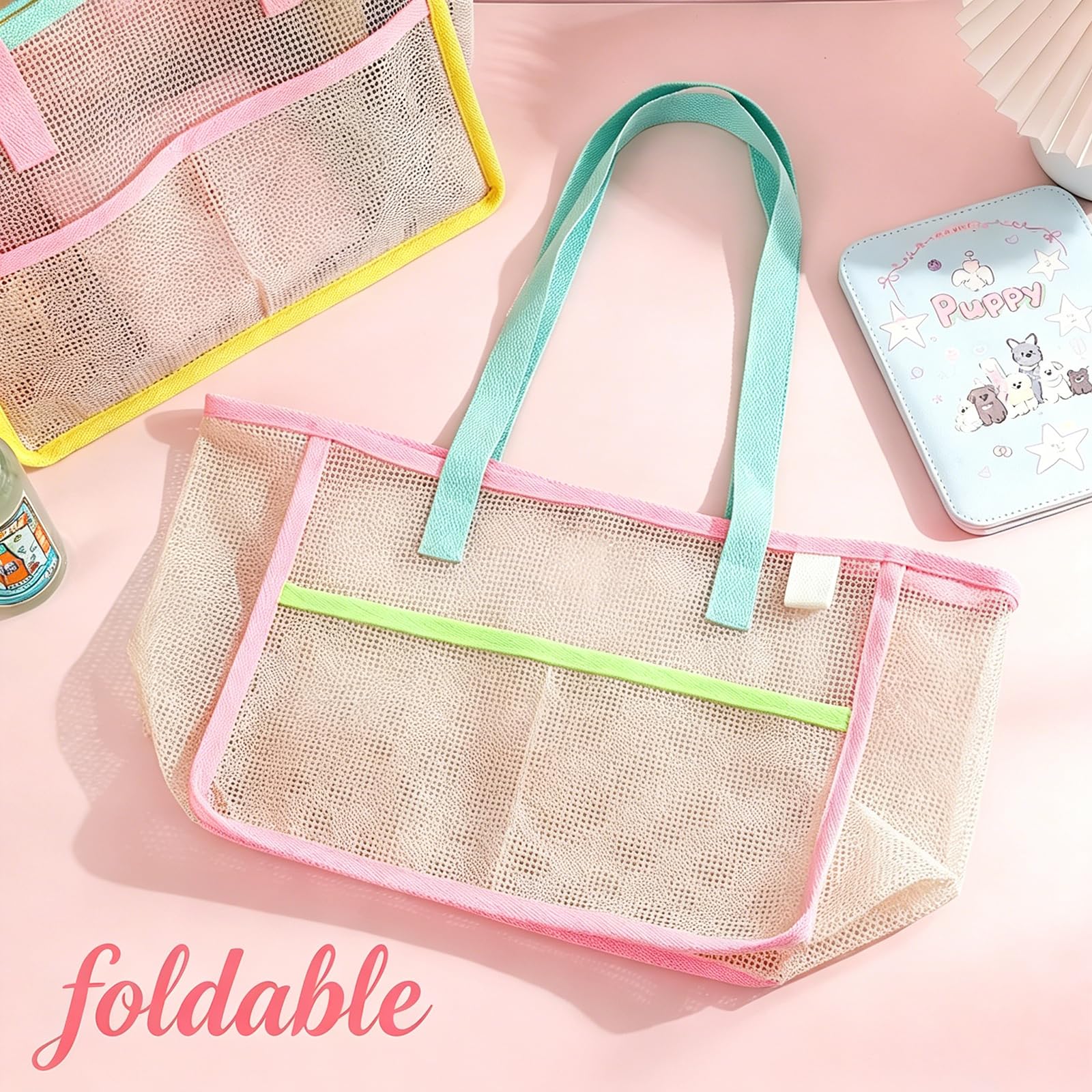 Beach Bags for Women Colorful  - Travel Accessories recension och pris
