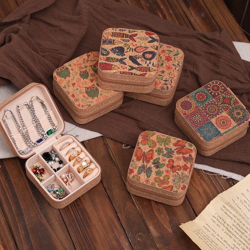 High-end Retro Wood Grain Prin - Travel Accessories High End recension och pris
