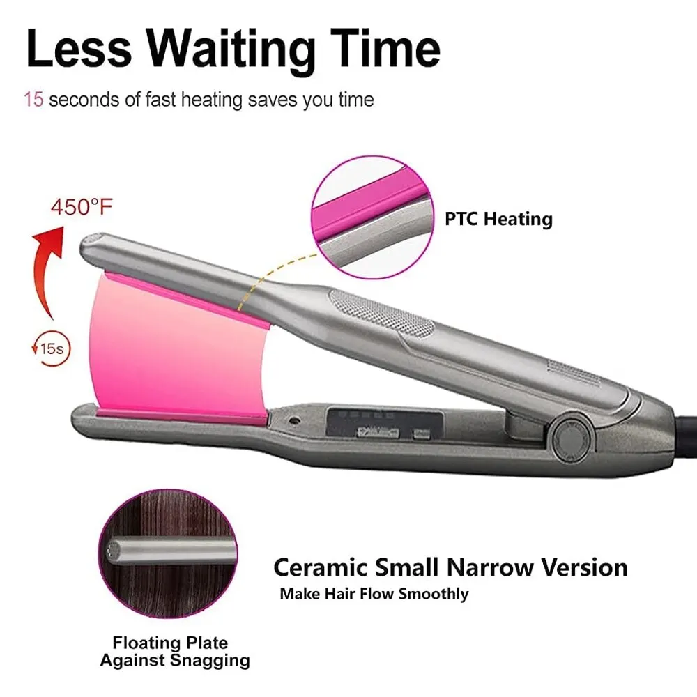 Mini Hair Straightener Curler  - Mini Iron Travel recension och pris