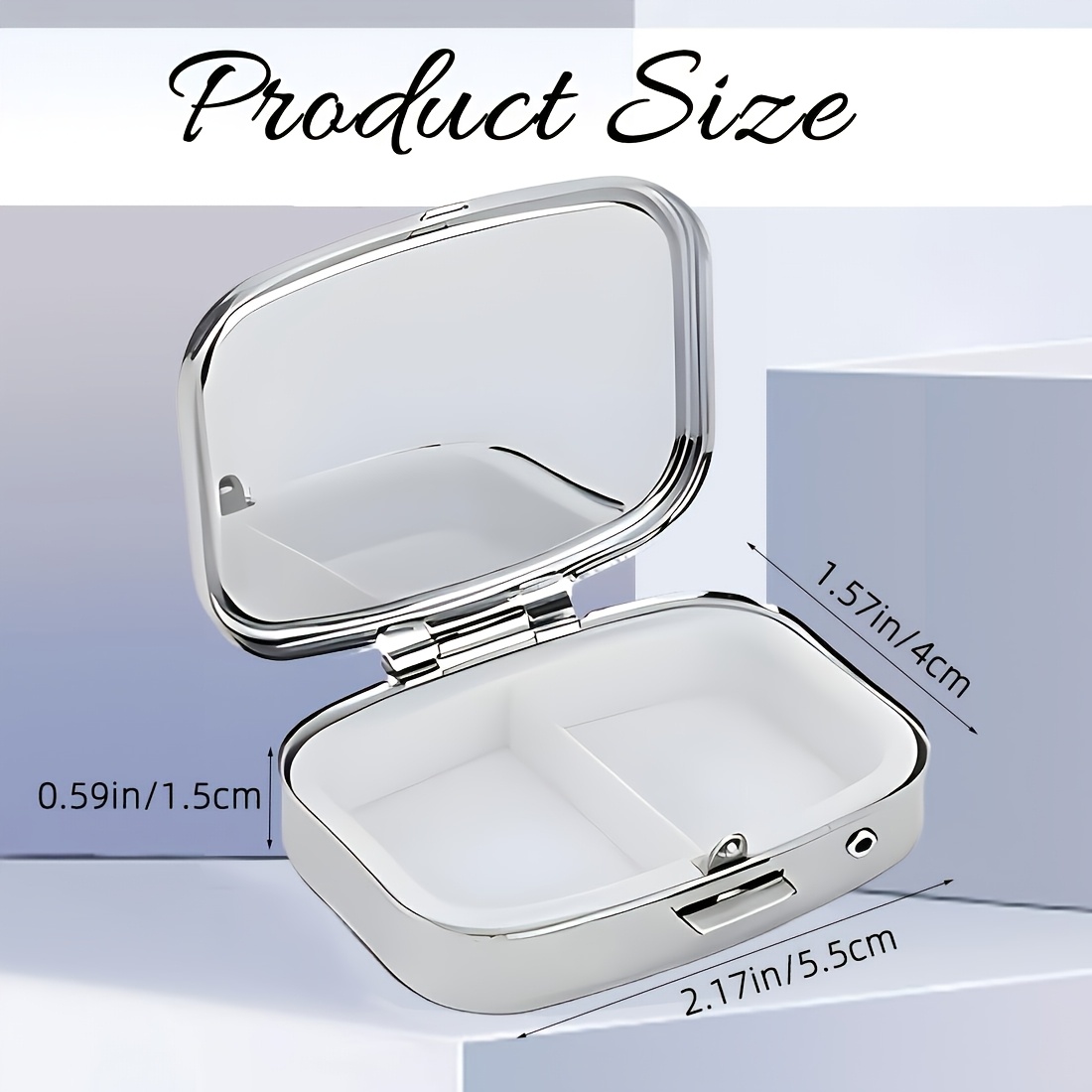 Mini Travel Pill Box, Cute Col - Mini Iron Travel recension och pris
