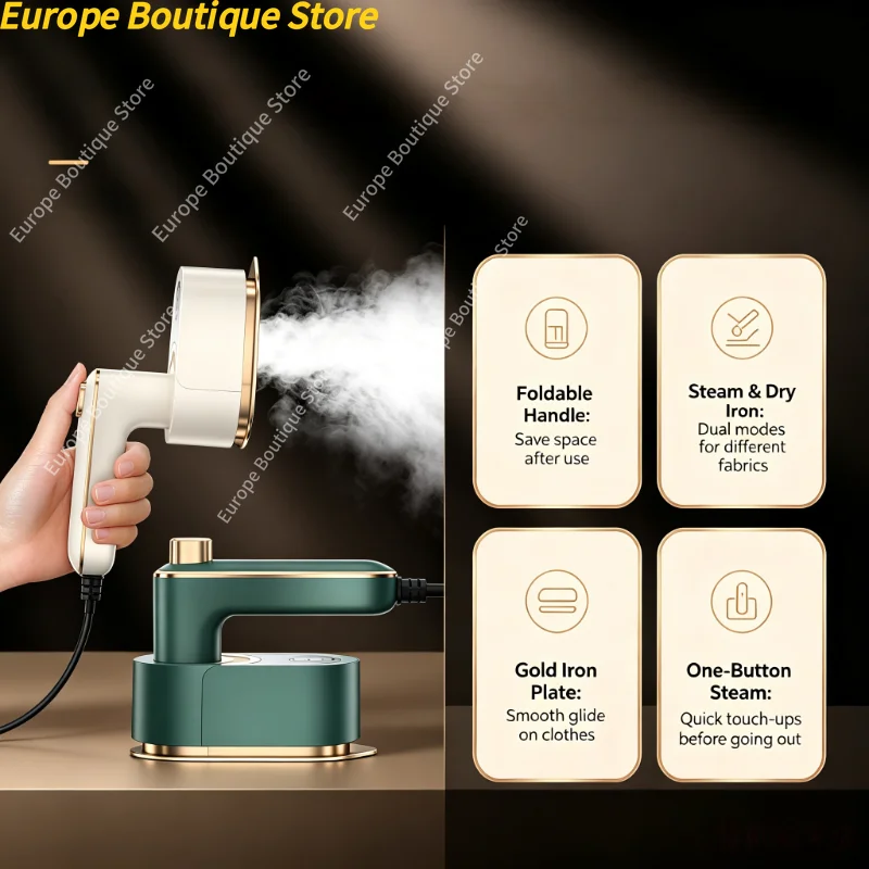 Foldable Mini Portable Handhel - Mini Iron Travel recension och pris