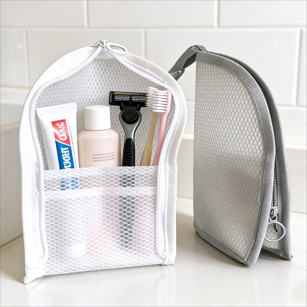 Mesh Toiletry Bag Breathable Q - Travel Accessories recension och pris