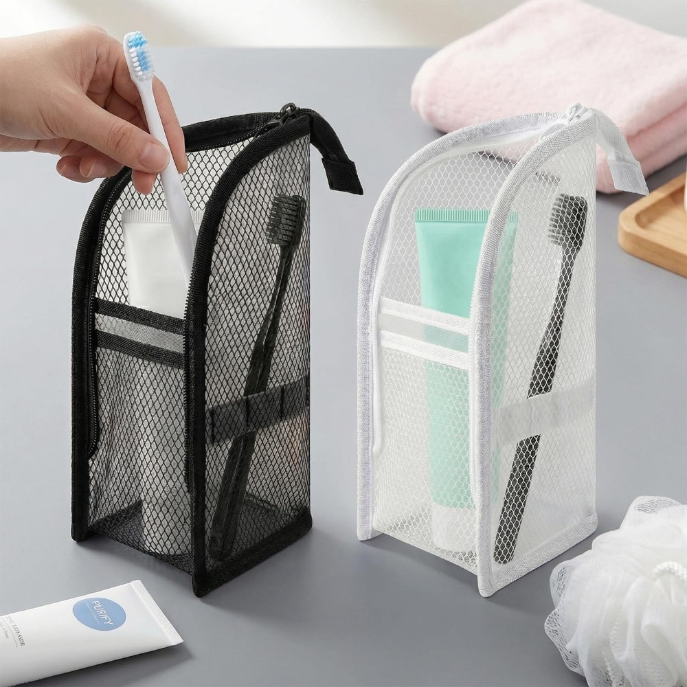 Mesh Toiletry Bag Breathable Q - Travel Accessories recension och pris