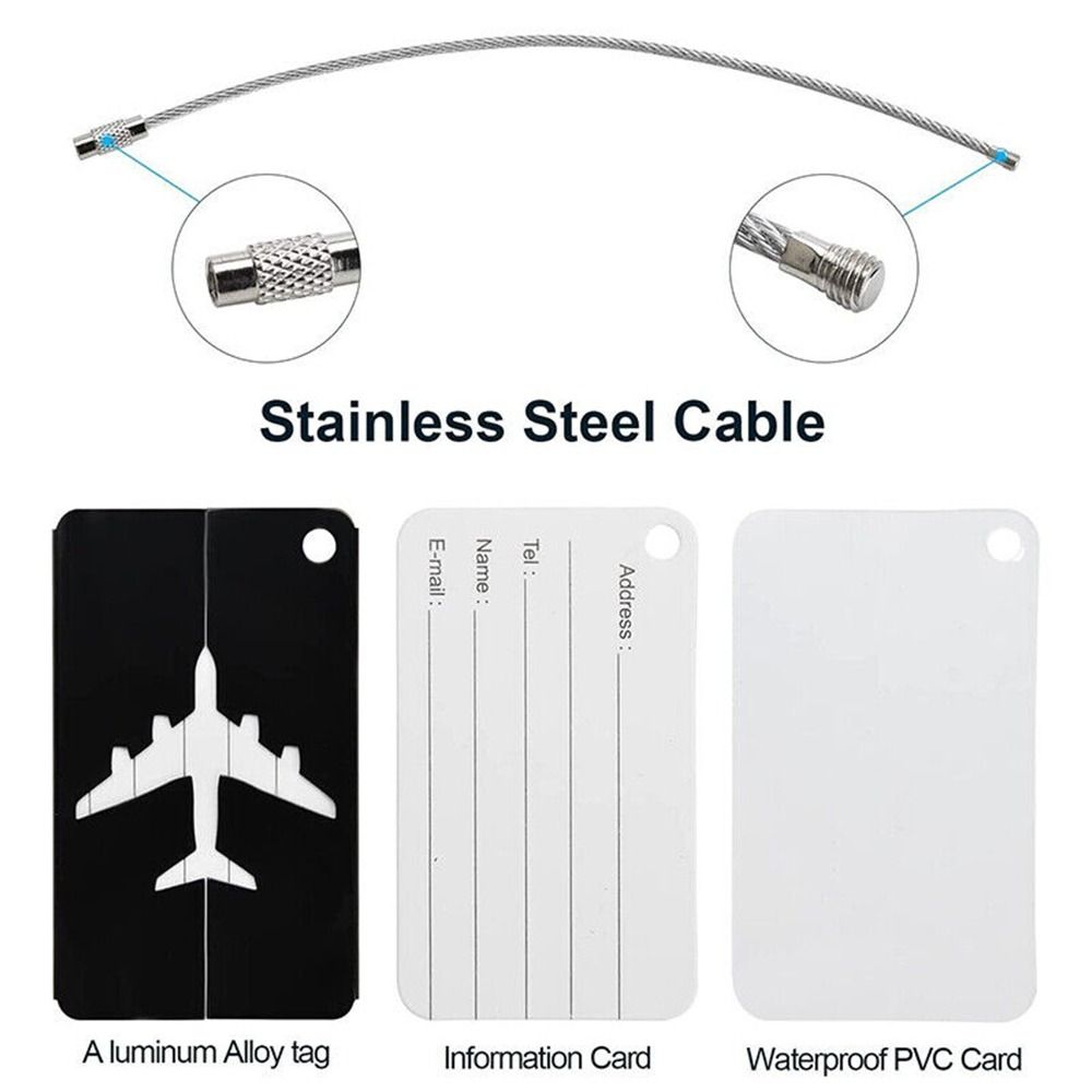 Aluminium Travel Luggage Tags  - Travel Accessories In Bulk recension och pris