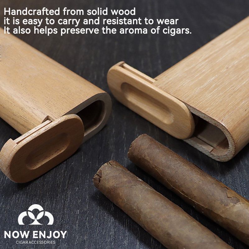 Portable Cigar Case Natural Ce - Travel Accessories recension och pris