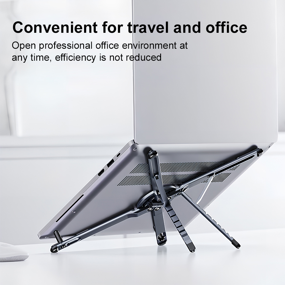 360° Rotating Magnetic Laptop  - Phone Holder Airplane recension och pris