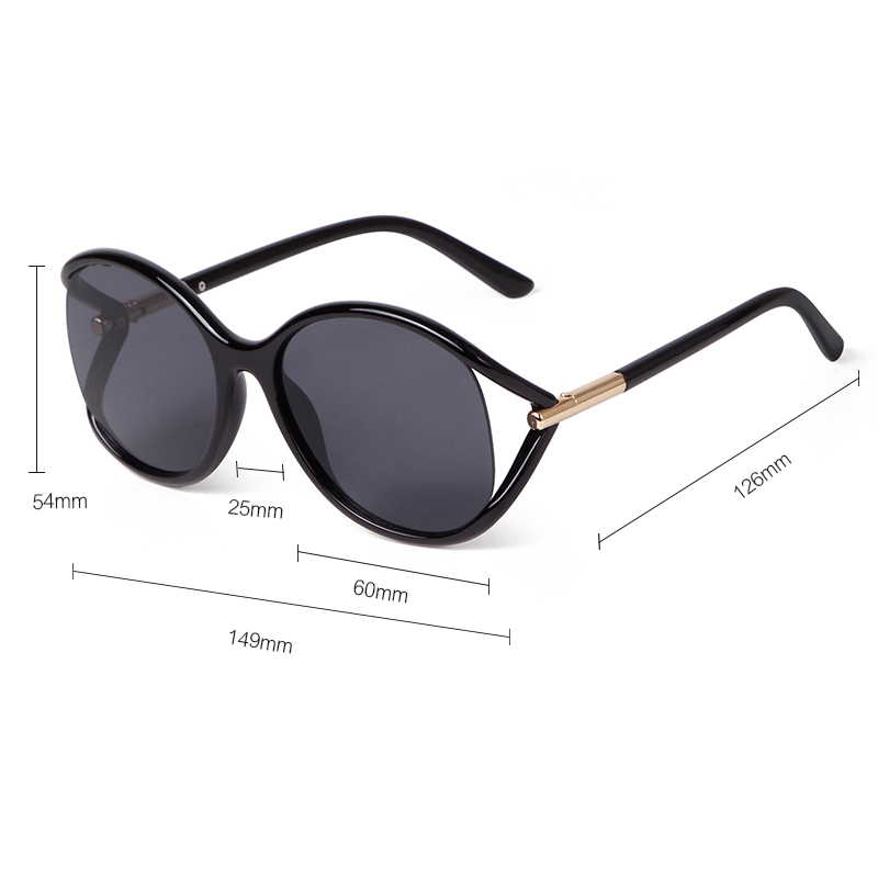 Vintage Big Sunglasses Women M - Travel Accessories Brand recension och pris