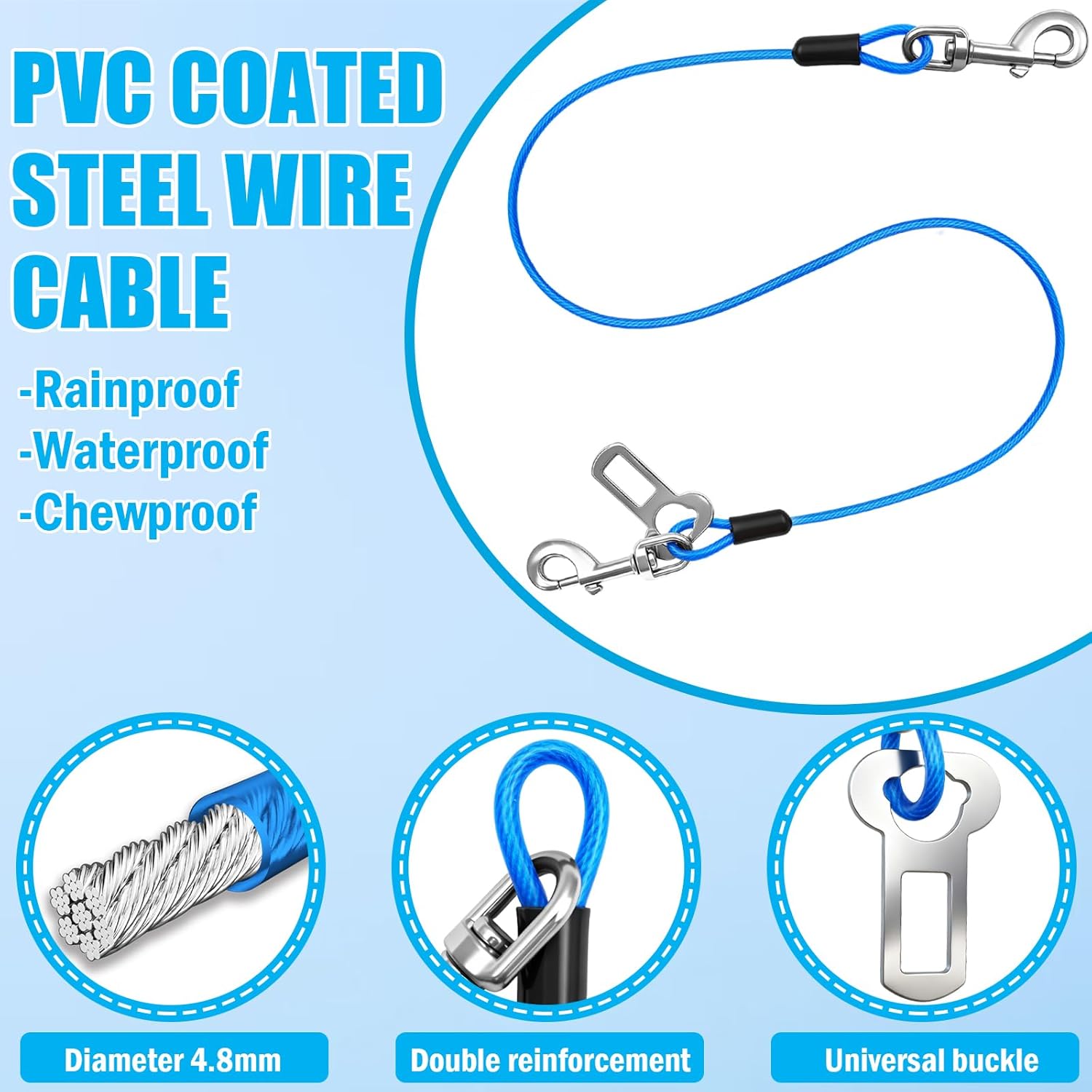 1Pc Chew-Proof Dog Car Harness - Mini Iron Travel recension och pris