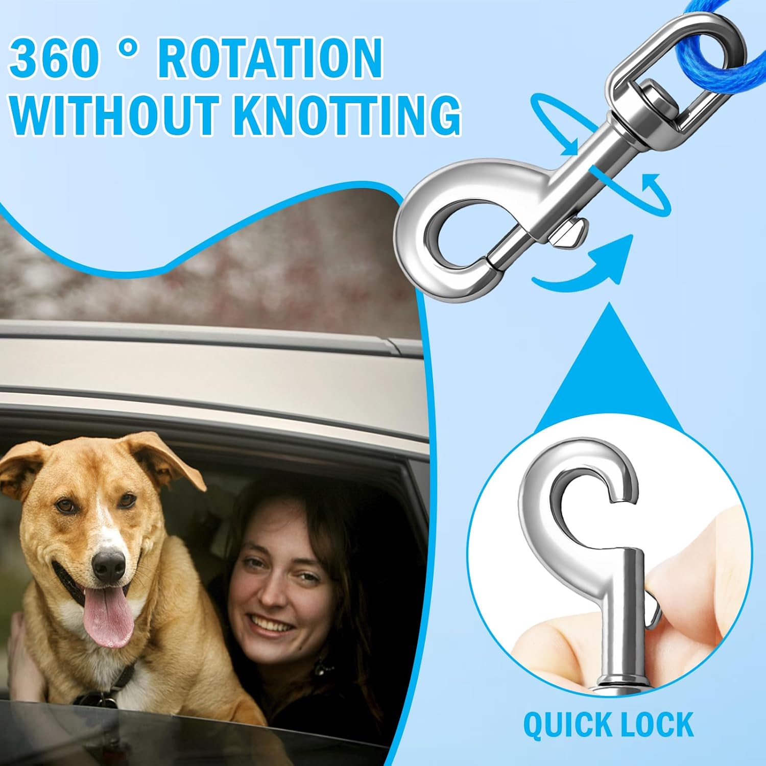 1Pc Chew-Proof Dog Car Harness - Mini Iron Travel recension och pris